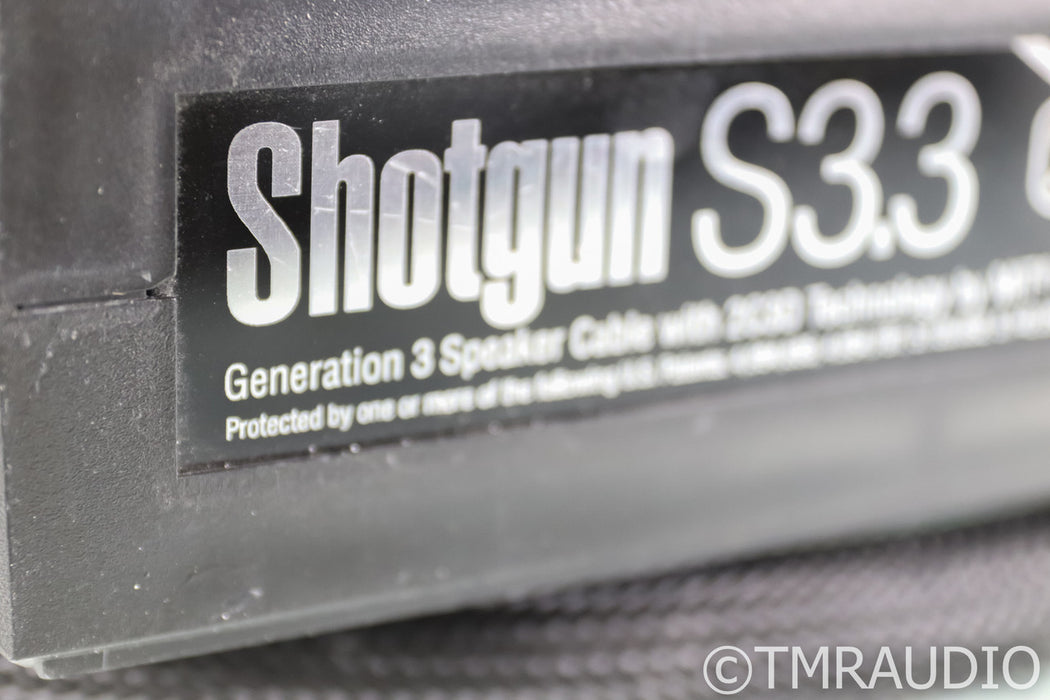 MIT Shotgun S3.3 Speaker Cables; S-3.3; 8ft Set of Three