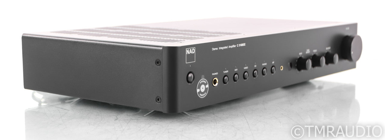 NAD C 316BEE V2 Stereo Integrated Amplifier; Remote; Black; MM Phono; C316BEE