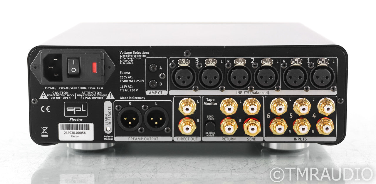 SPL Elector Stereo Preamplifier; Black (Open Box)