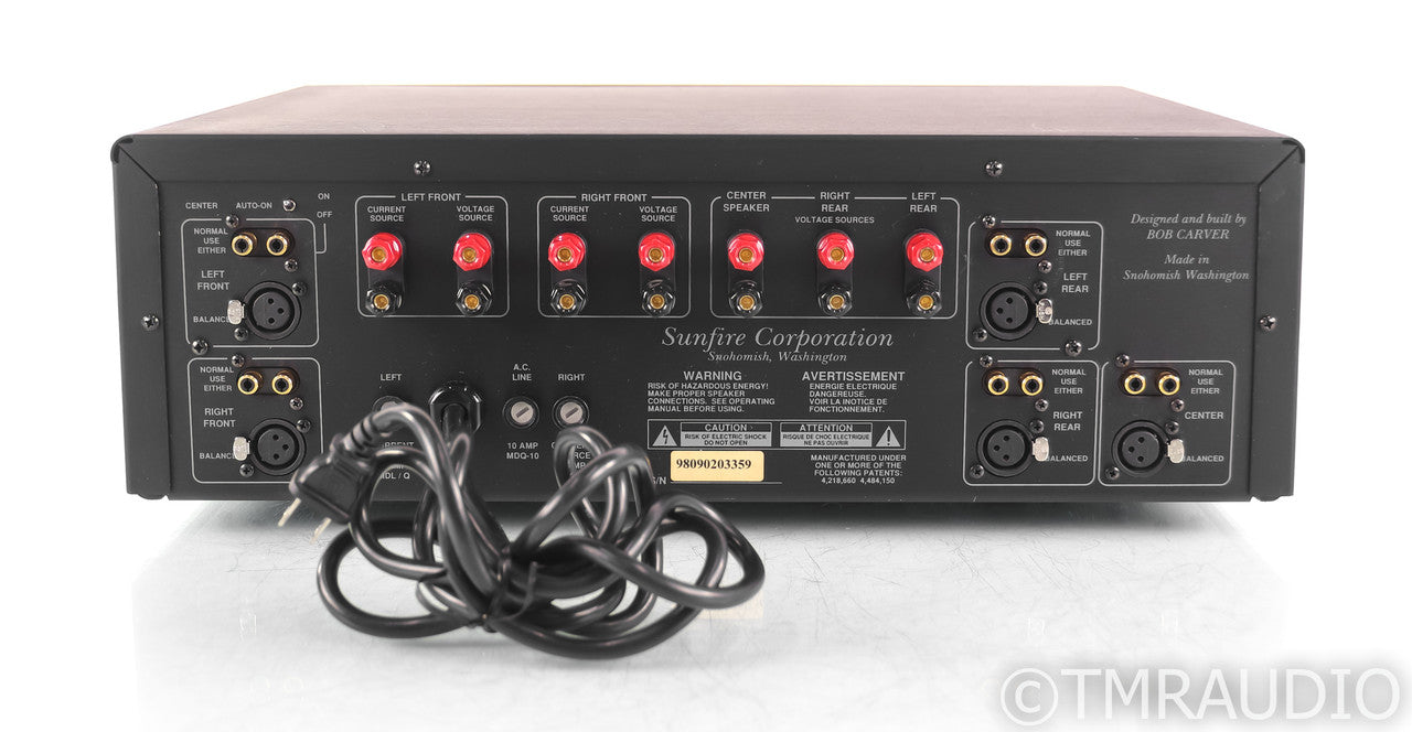 Sunfire Cinima Grand Home Theater Power Amplifier; Black