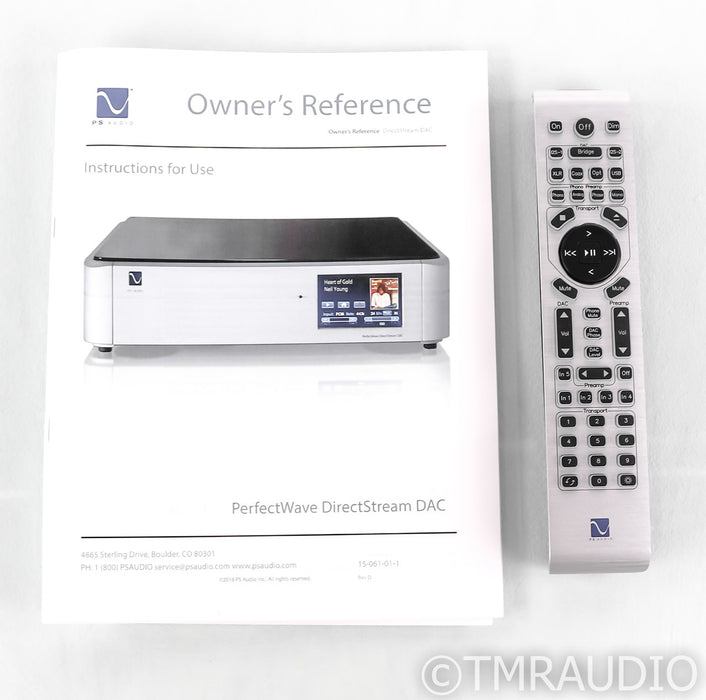 PS Audio PerfectWave DirectStream DAC; DSD; Bridge II; Black (Used)