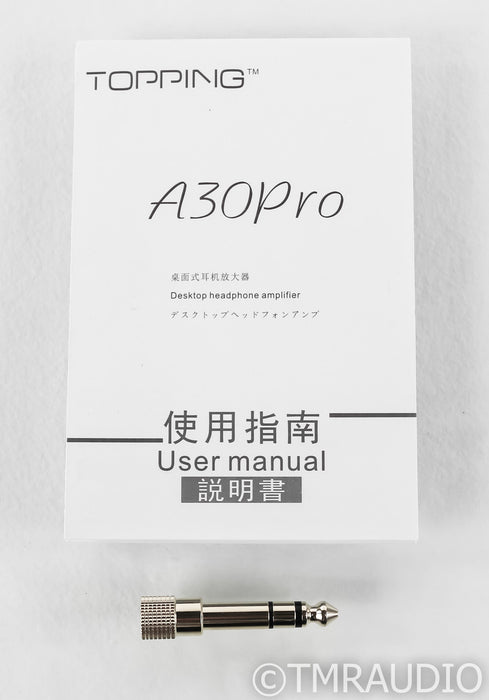 Topping A30 Pro Headphone Amplifier; A-30