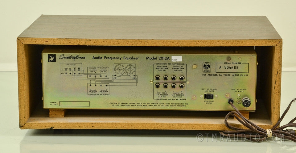 Soundcraftsmen 20-12A Stereo Frequency Equalizer / EQ