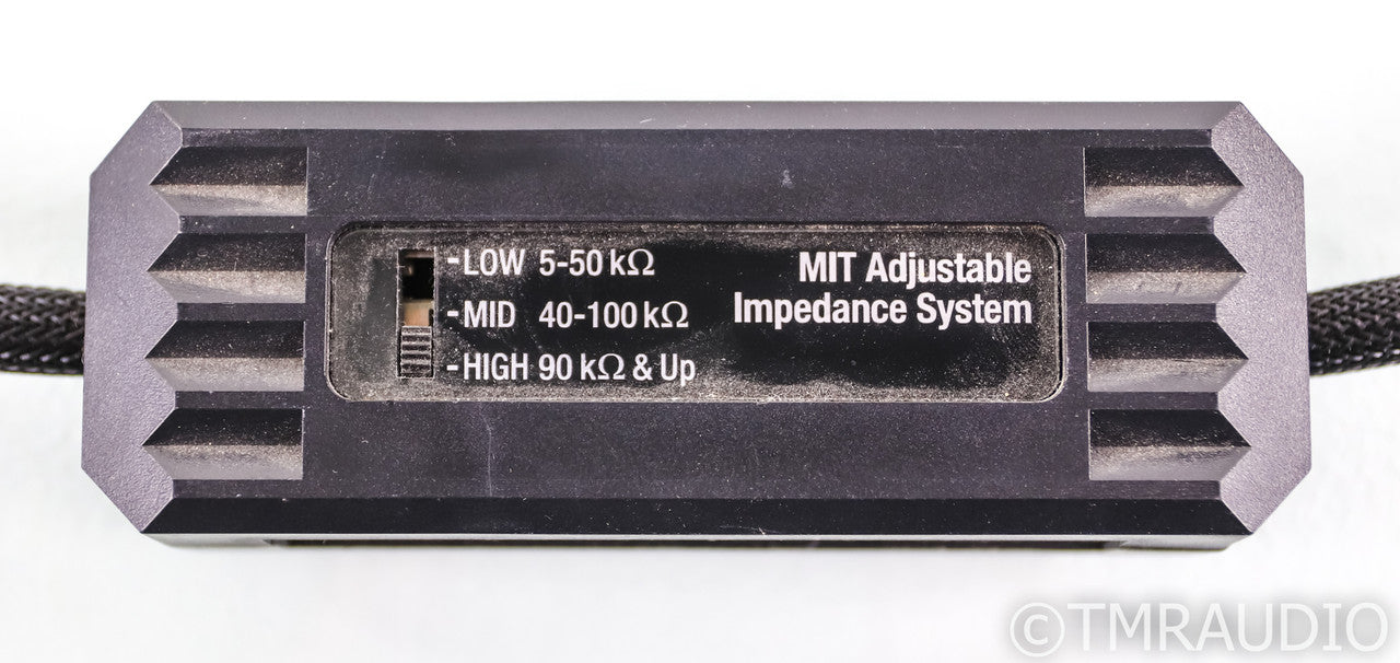 MIT Shotgun S3.3 RCA Cables; 1m Pair Interconnects; Adjustable Impedance