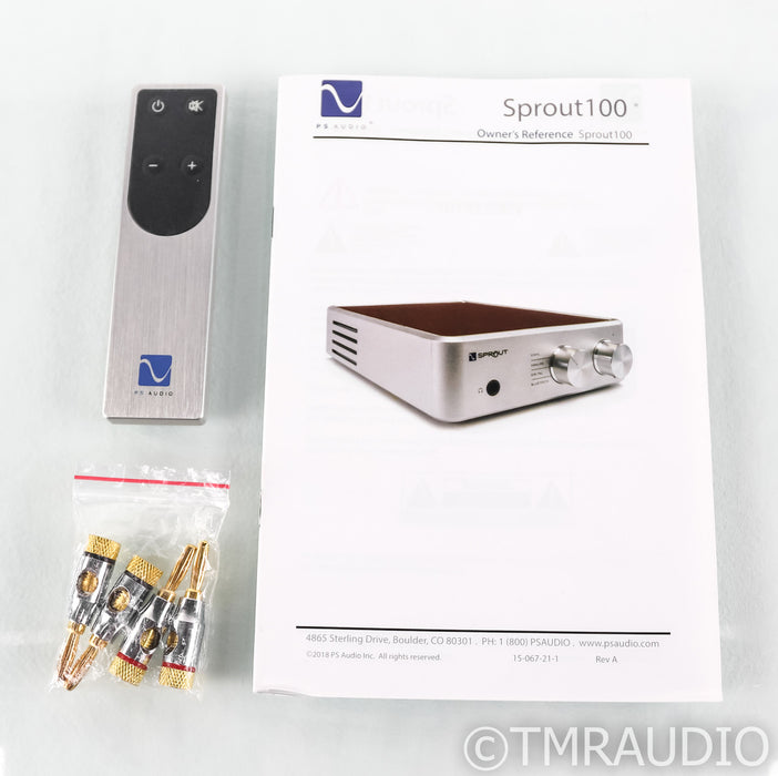 PS Audio Sprout 100 Stereo Integrated Amplifier; Remote; MM Phono (Used)