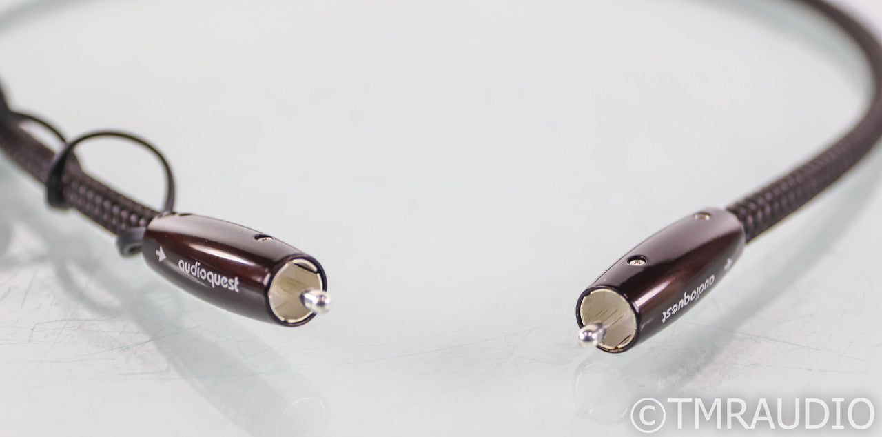 AudioQuest Coffee RCA Digital Coaxial Cable; Single .75m Interconnect; 72v DBS