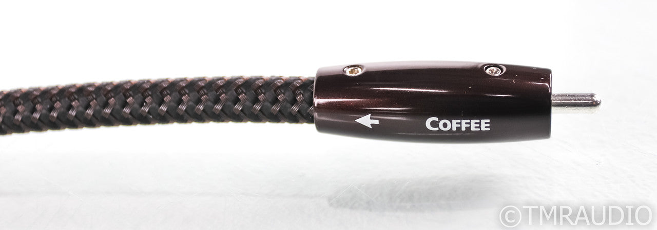 AudioQuest Coffee RCA Digital Coaxial Cable; Single .75m Interconnect; 72v DBS