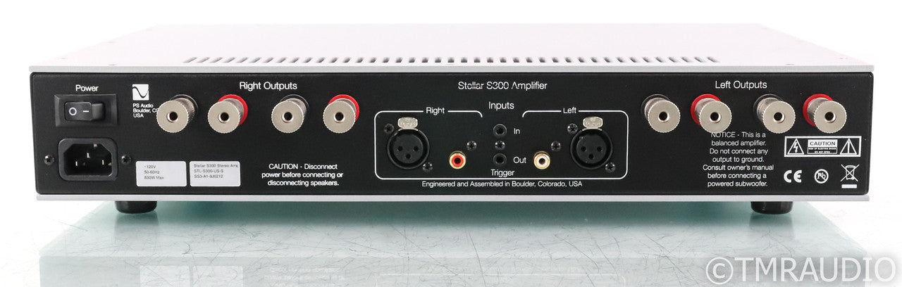 PS Audio Stellar S300 Stereo Power Amplifier; Silver (Used)