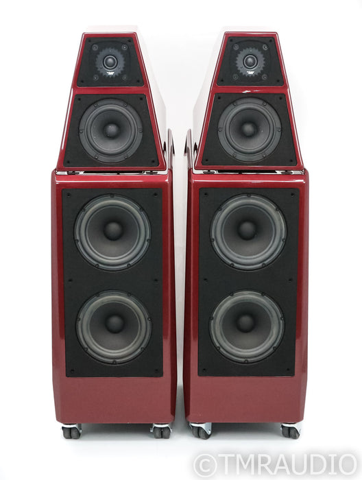 Wilson Audio Sasha Series 1 Floorstanding Speakers; Crimson Satin Pair