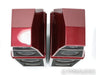 Wilson Audio Sasha DAW Floorstanding Speakers; IsoAcoustics; Crimson Satin Pair