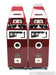 Wilson Audio Sasha DAW Floorstanding Speakers; IsoAcoustics; Crimson Satin Pair