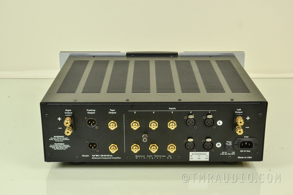 Balanced Audio Technology VK-300x SE Stereo Integrated Tube Amplifier