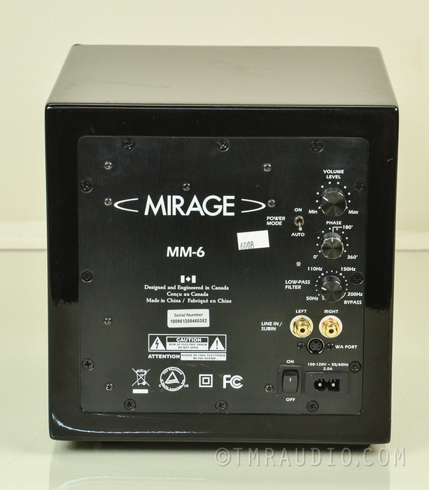 Mirage MM-6 Compact Powered Subwoofer
