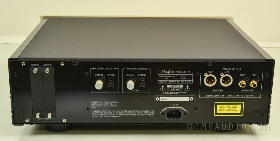 Accuphase DP-78 Classic Audiophile SACD / CD Player