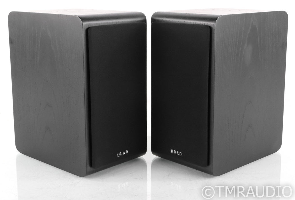 Quad S2 Bookshelf Speakers; S-2; Black Pair