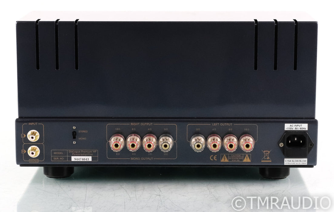 PrimaLuna Premium HP Stereo Tube Power Amplifier; Silver