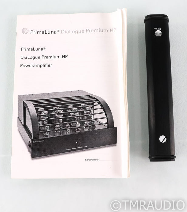 PrimaLuna Premium HP Stereo Tube Power Amplifier; Silver