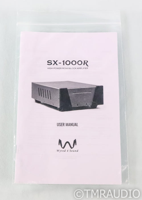 Wyred 4 Sound Ice Cube SX-1000R Mono Power Amplifier; Pair; SX1000R