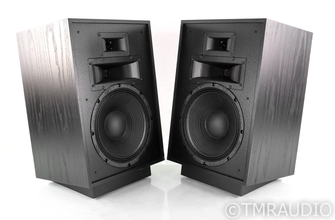 Klipcsh Heresy IV Floorstanding Speakers; Black Ash Pair
