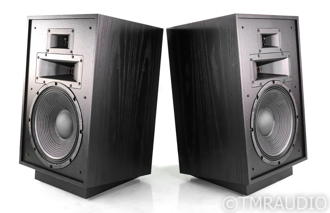 Klipcsh Heresy IV Floorstanding Speakers; Black Ash Pair