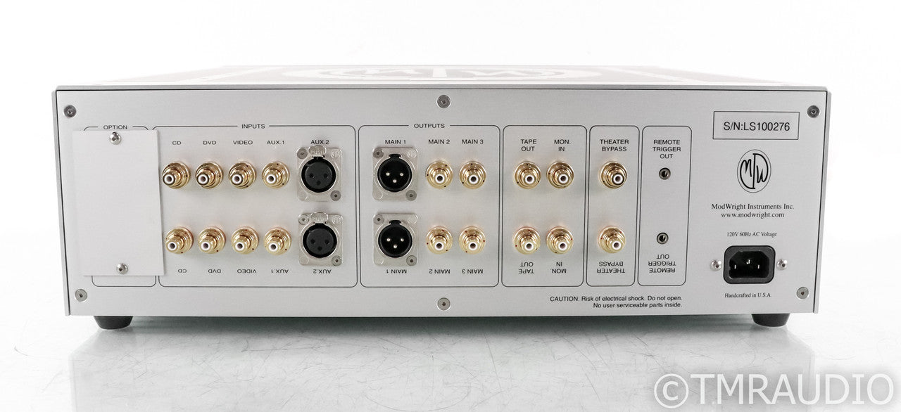 ModWright LS 100 Stereo Tube Preamplifier; LS100; Remote (Open Box)