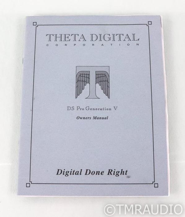 Theta DS Pro DAC; Generation V; Version A; DSPro; Black