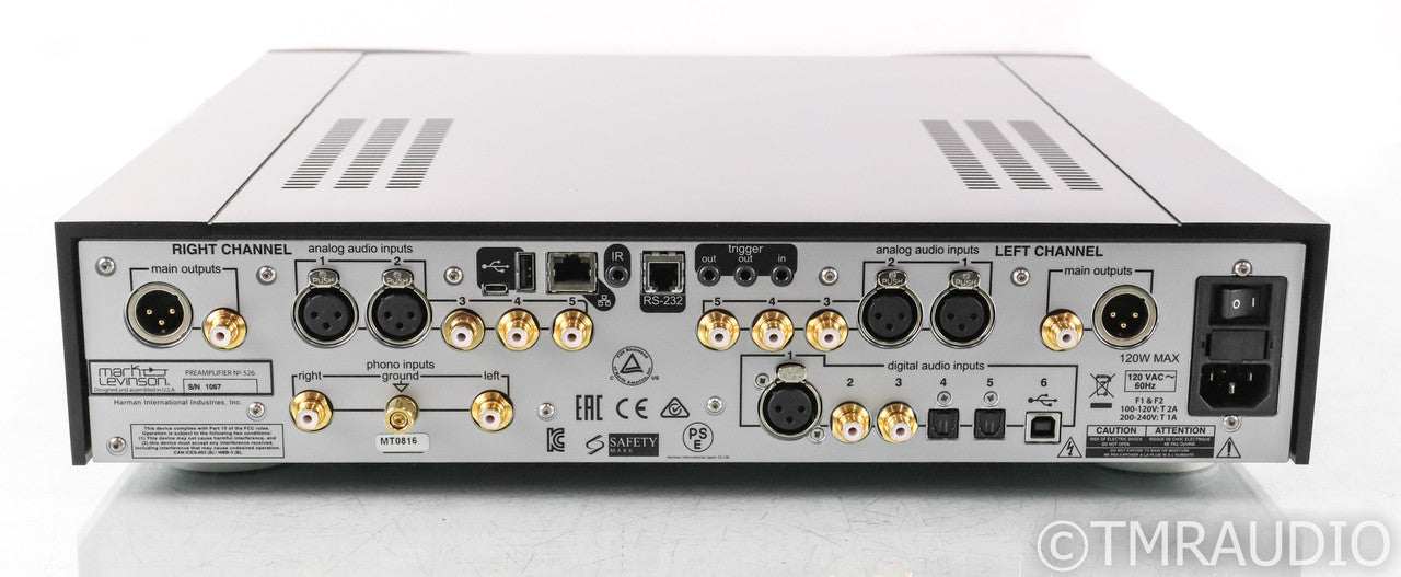 Mark Levinson No 526 Stereo Preamplifier; Remote; MM Phono; DAC