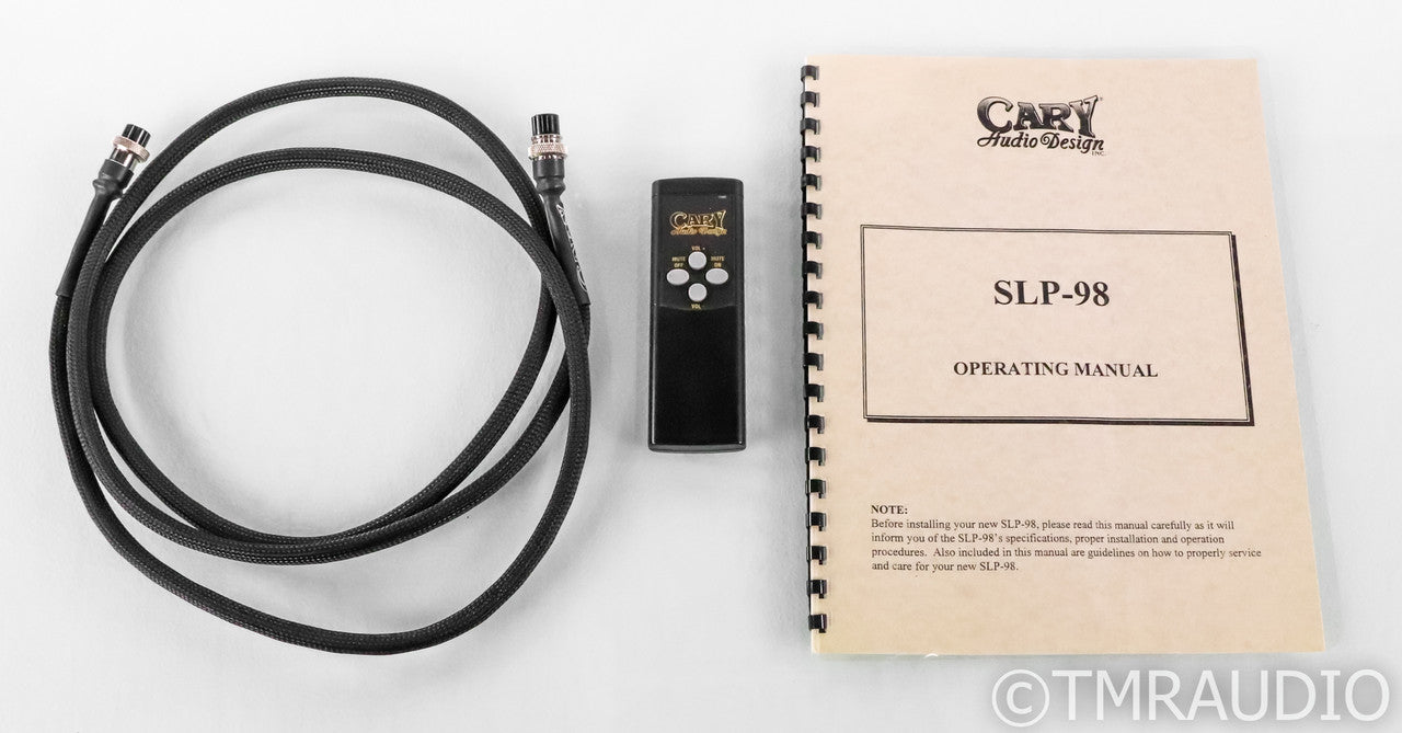 Cary Audio SLP-98 Stereo Tube Preamplifier; SLP98; Remote