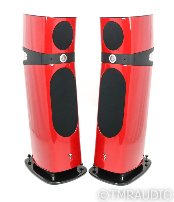 Fcoal Sopra 3 Floorstaning Speakers; Red Pair; N3; No. 3