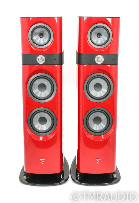 Fcoal Sopra 3 Floorstaning Speakers; Red Pair; N3; No. 3