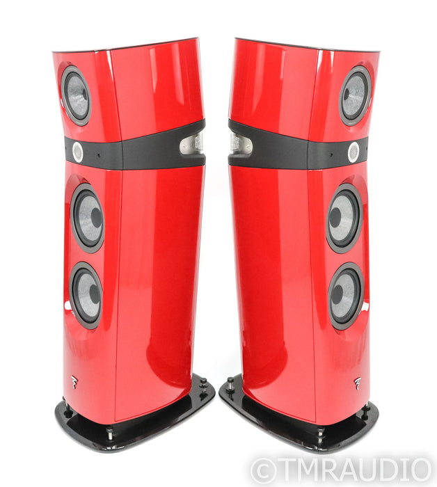 Fcoal Sopra 3 Floorstaning Speakers; Red Pair; N3; No. 3