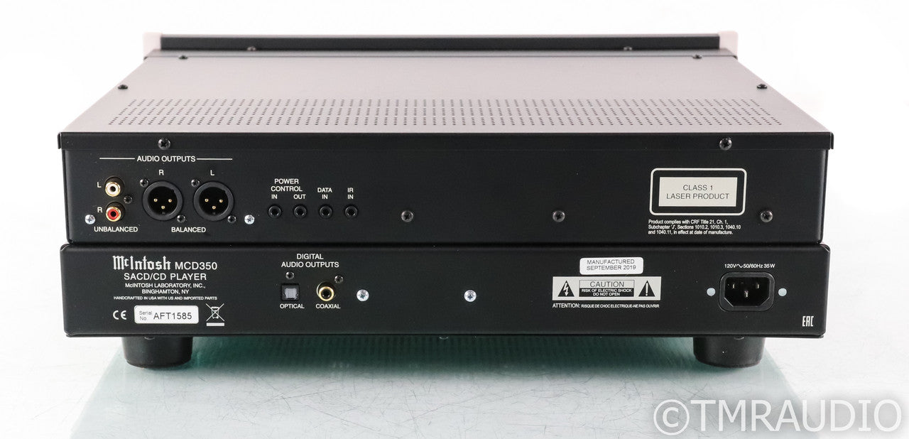 McIntosh MCD350 SACD / CD Player; Remote; MCD-350