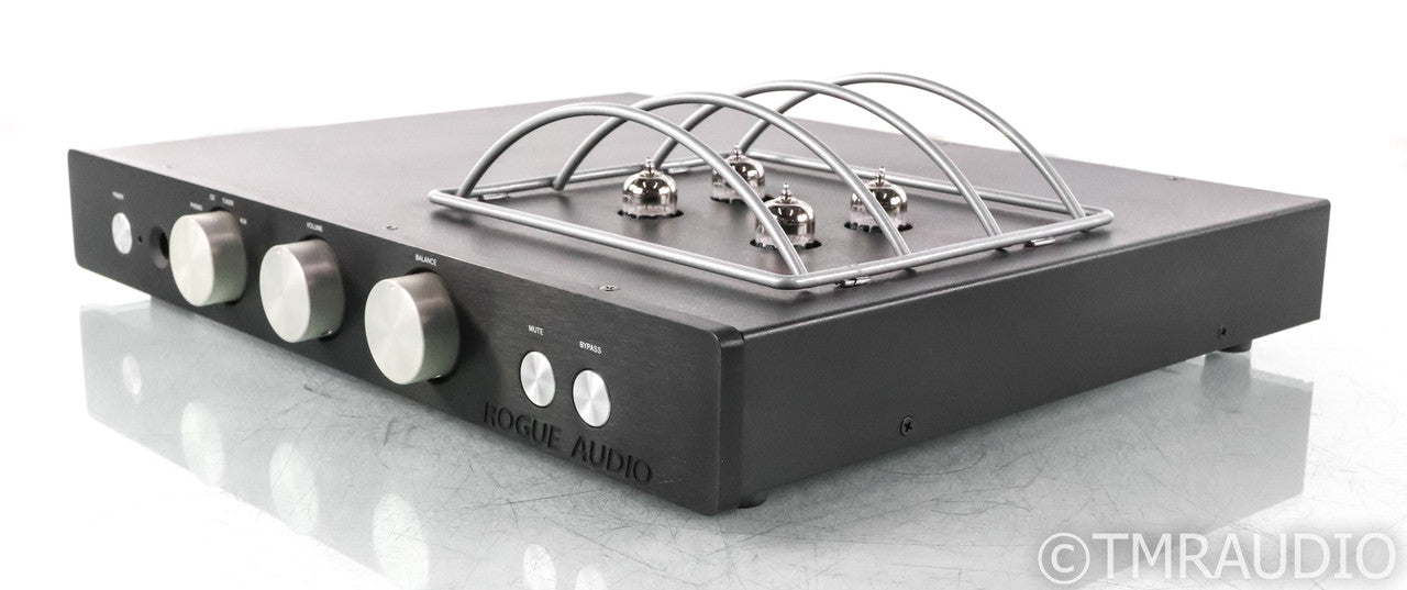 Rogue Audio Perseus Stereo Tube Preamplifier; Black; MM / MC Phono; Remote