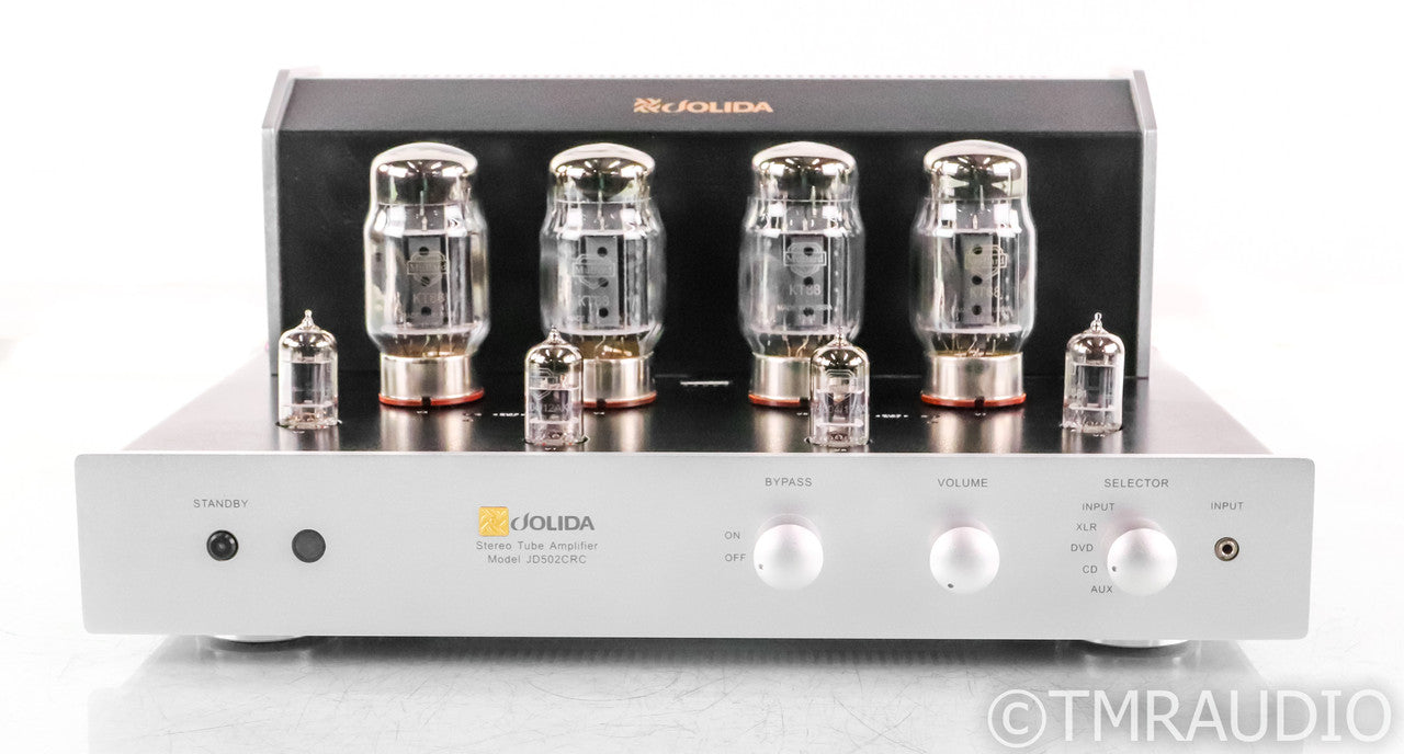 Jolida JD502CRC Stereo Integrated Tube Amplifier; JD-502CRC; Silver