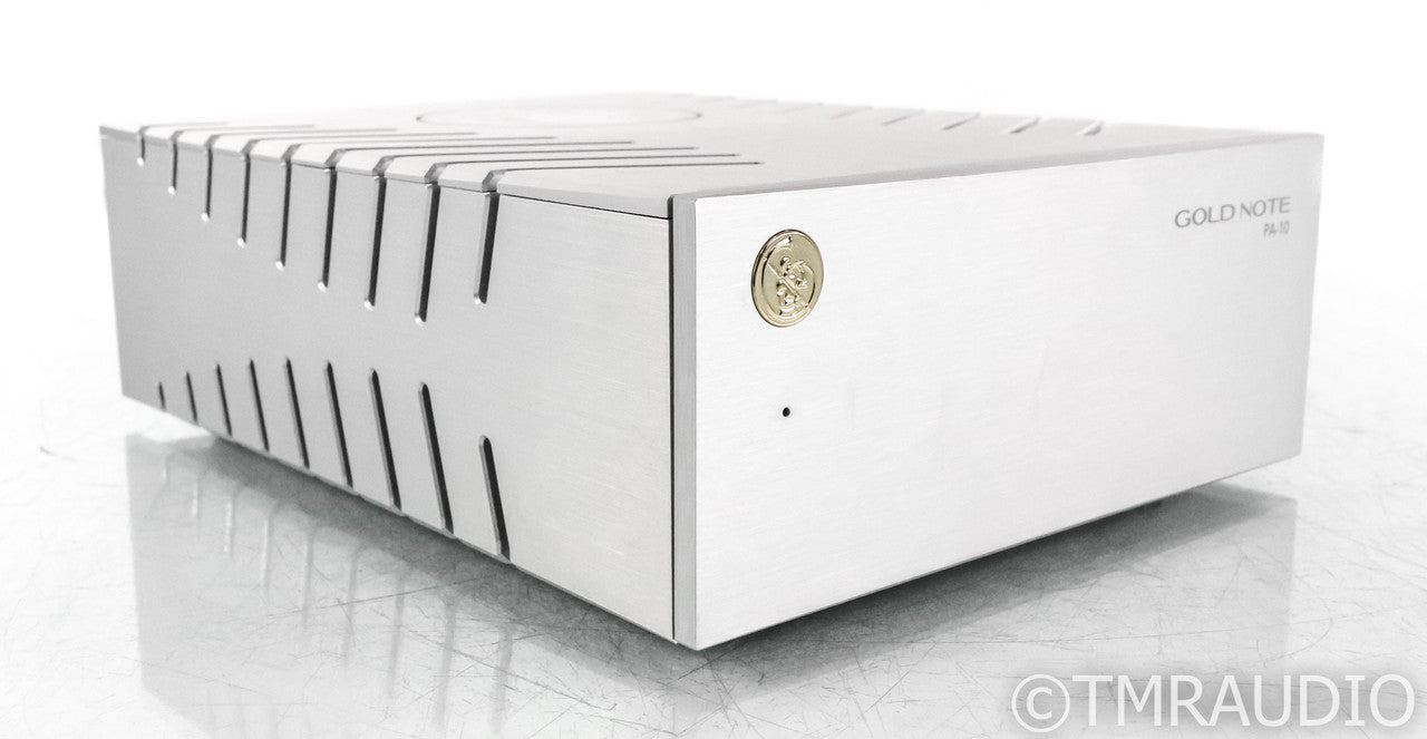 Gold Note PA-10 Stereo Power Amplifier; Silver; PA10