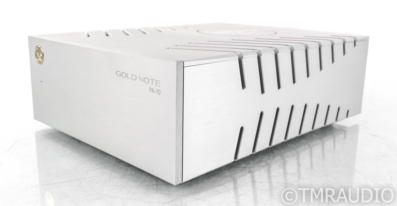 Gold Note PA-10 Stereo Power Amplifier; Silver; PA10