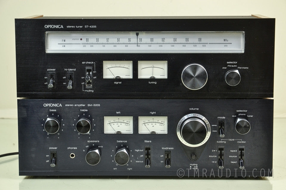 Optonica ST-4205 Tuner & SM-3205 Integrated Amplifier
