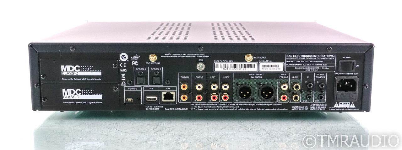 NAD DAC C 658 DAC / Streamer; C658; D/A Converter; Remote (Open Box w/ Warranty)