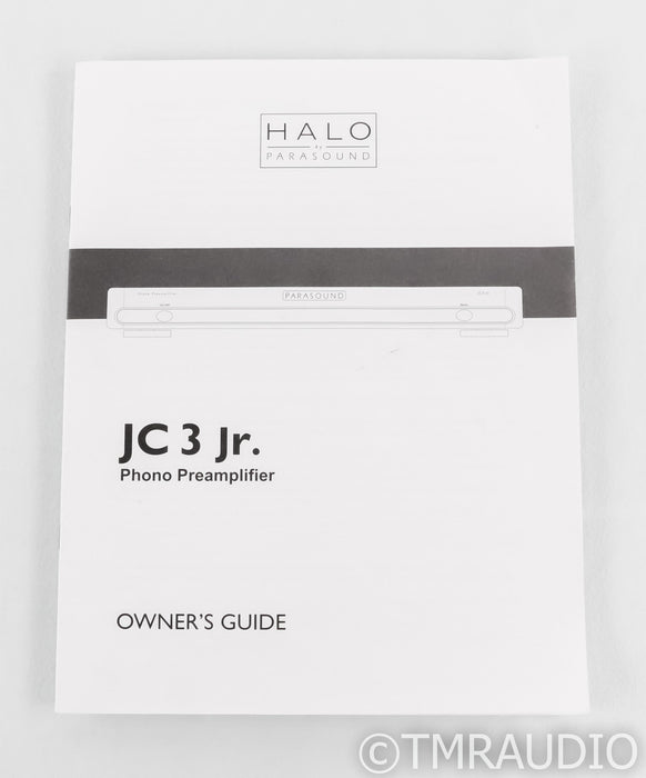 Parasound Halo JC3 Jr. MM / MC Phono Preamplifier; JC-3
