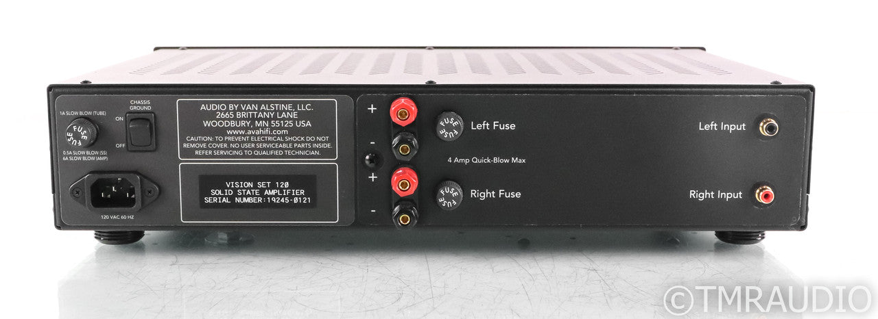 Audio By Van Alstine Vision SET 120 Stereo Power Amplifier
