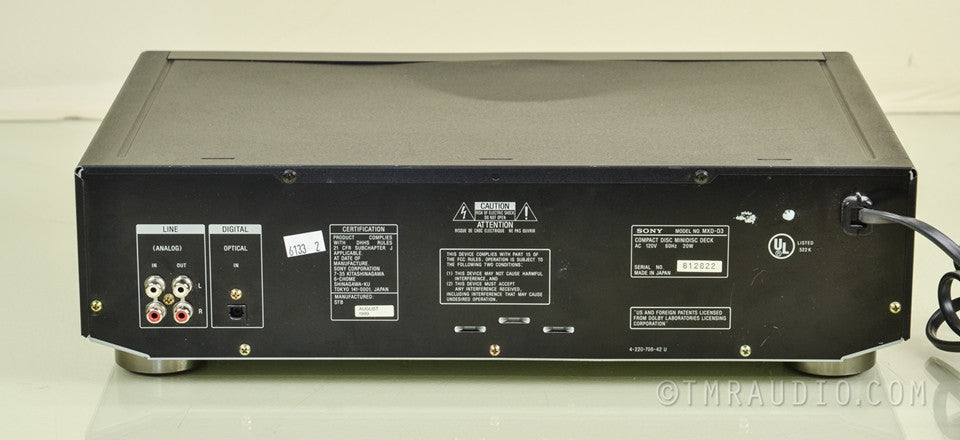 Sony MXD-D3 CD / MiniDisc Deck