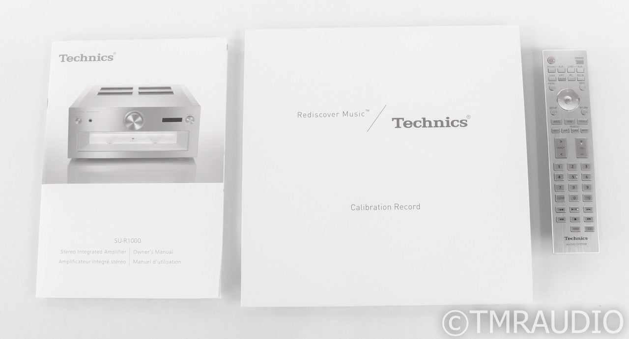 Technics SU-R1000 Stereo Integrated Amplifier; SUR1000; Remote; MM / MC Phono