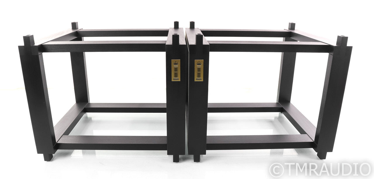 Ton Trager Harbeth Monitor 40 Speaker Stands; Beech Black Pair (Open Box)