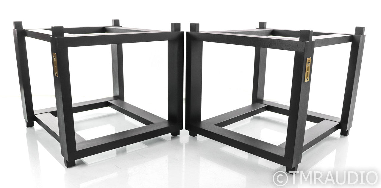 Ton Trager Harbeth Monitor 40 Speaker Stands; Beech Black Pair (Open Box)