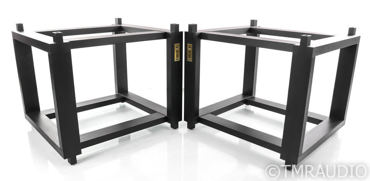 Ton Trager Harbeth Monitor 40 Speaker Stands; Beech Black Pair (Open Box)