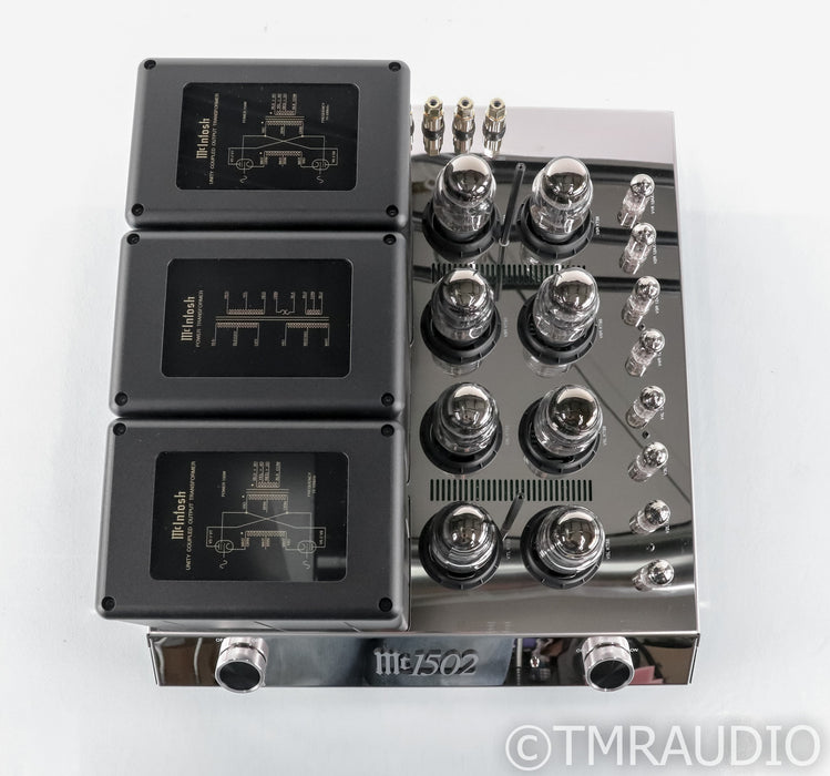 McIntosh MC1502 Stereo Tube Amplifier; MC-1205; Chrome