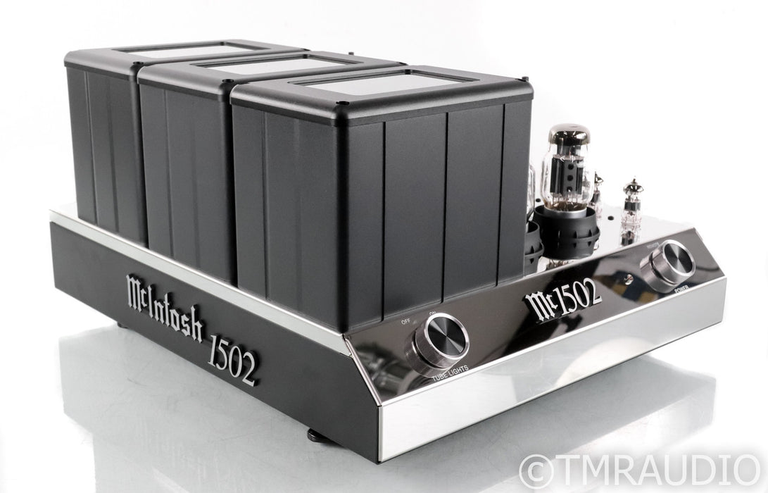 McIntosh MC1502 Stereo Tube Amplifier; MC-1205; Chrome