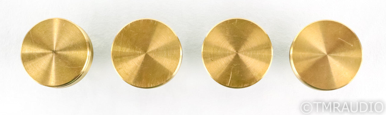 fo.Q HEM-25 Isolation Footers; Set of Four; Gold