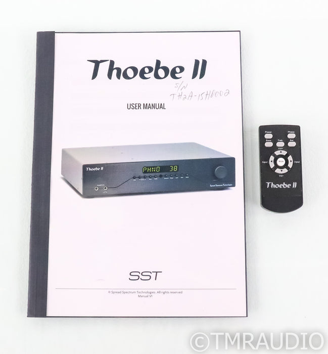 Spread Spectrum Technologies Thoebe II Stereo Preamplifier; MM / MC Phono; Black