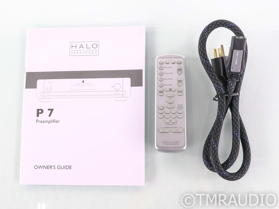 Parasound Halo P7 Stereo Preamplifier; P-7; Remote